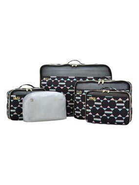Traveler's Choice Luggage Packing Cubes 5 Piece Set, Kaleidoscope / NIB